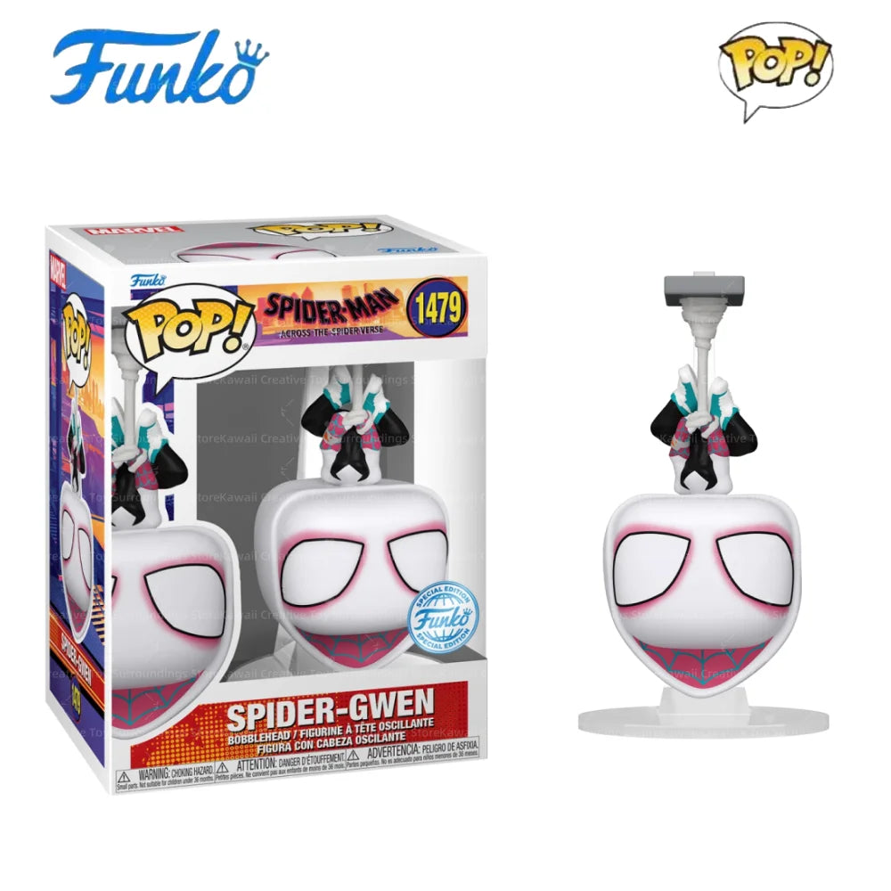 Funko Pop Marvel Comics Spider Man Spider-Gwen #1479 (Upside Down) Vinyl Figure Collectible Limited Edition Model Toy Gift