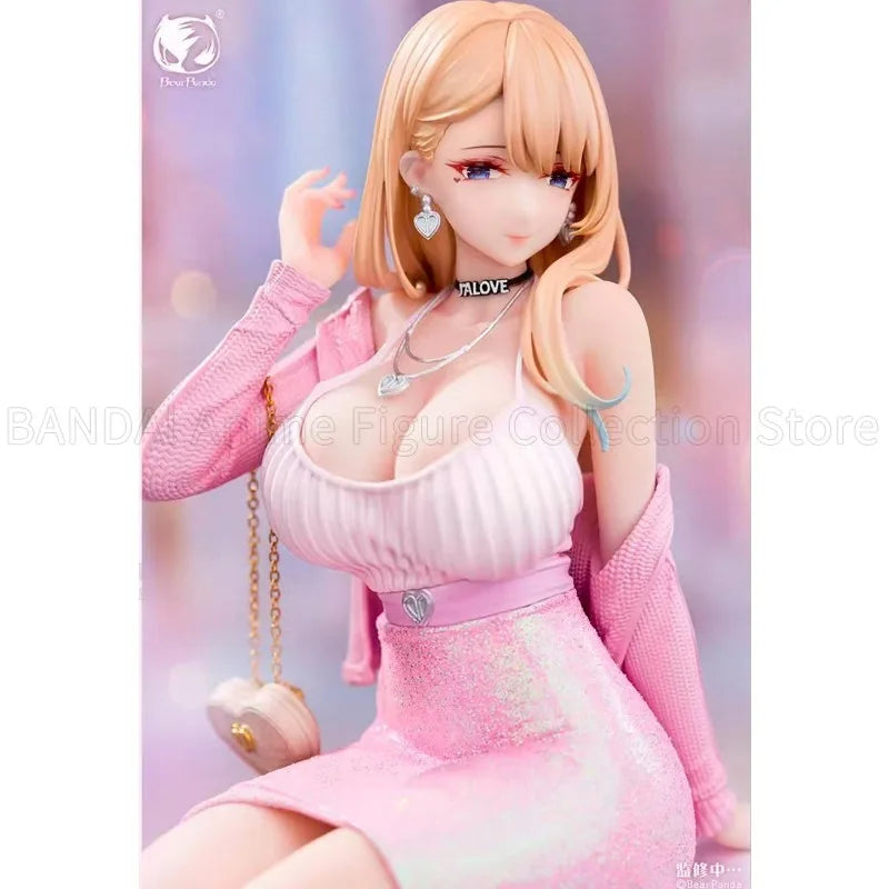 Original BearPanda The Second Dress Series Fuyuyama Asako Home Tutor Aromatic Body Ornament Model Toys Gift