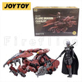 1/18 JOYTOY Action Figure Transformation Mecha Saluk Flame Dragon Cavalry Crimson Anime Model Toy Gift