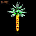 Trade Outdoor Waterproof 3m LED Palm Tree Light Holiday Decorative 12 ft Natural Led Lighted Changing Light up Palm Trees