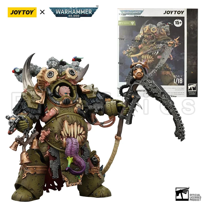 [Pre-Order]1/18 JOYTOY Action Figure 40K Death Guard Deathshroud Terminator Re-issue Version  Anime Model Toy