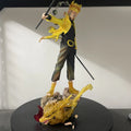 Anime Naruto Shippuden Figur Naruto Uzumaki Uchiha Sasuke Actionfigur 38 cm PVC-Spielzeugstatue Sammlung Modell Geburtstagsgeschenke