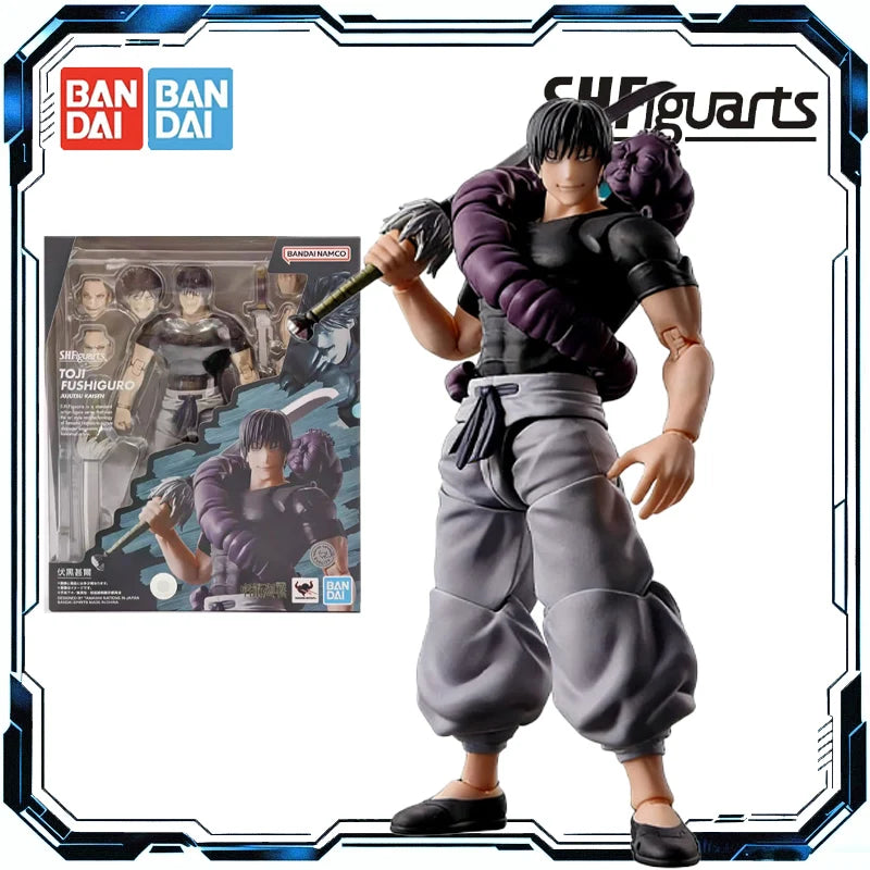 Bandai Original SHF Jujutsu Kaisen Toji Fushiguro Anime Action Figure Collectible Model Toys Ornaments Gift Children Kid Boy