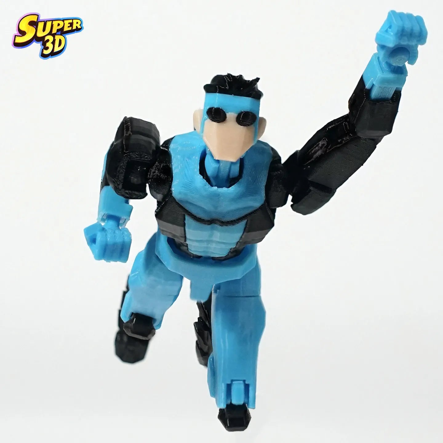 Super 3D 3D Printed Knee Pads Mark No Kneepads Invincible Invincible Boy Dummy13 T13 Multi-Jointed Shapeshift Action Figure Toys