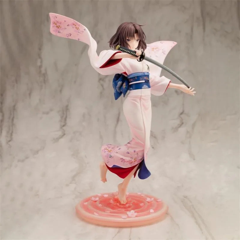 100% Original:Kara no Kyoukai Ryougi Shiki kimono VER.25cm PVC Action Figure Anime Figure Model Toys Figure Collection Doll Gift