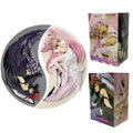 Magical Girl Xiaoyuan Anime Handmade Sleeping Position Xiaoyuan Xiaomei Flame Figure PVC Model Desktop Ornament Peripheral Gift