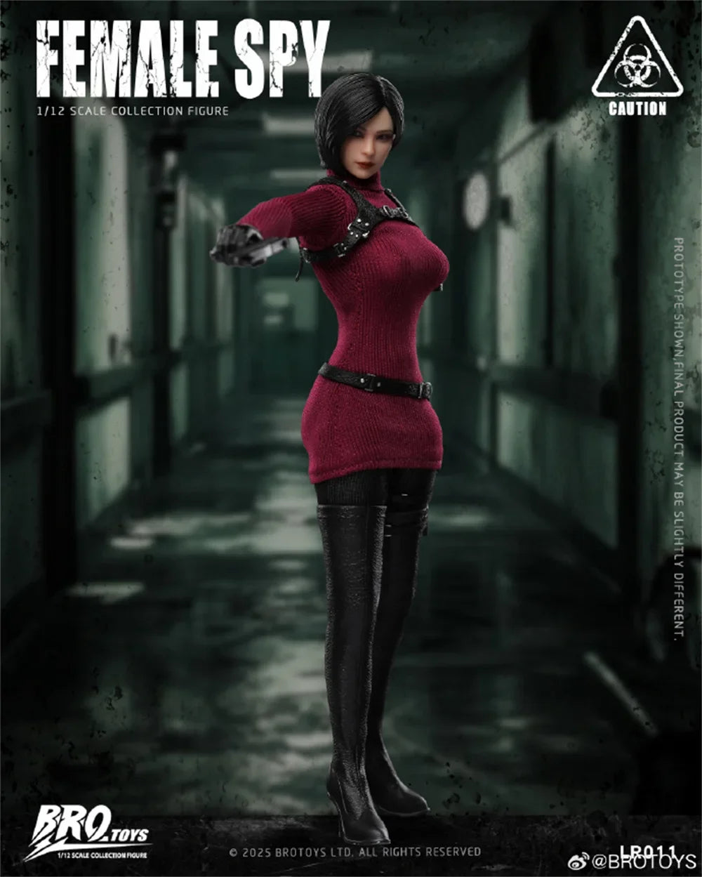 BROTOYS LR011 1/12 Classic Adventure Game Characters Female Spy Ada Wong Full Set For 6inches Action Figure Model Toys
