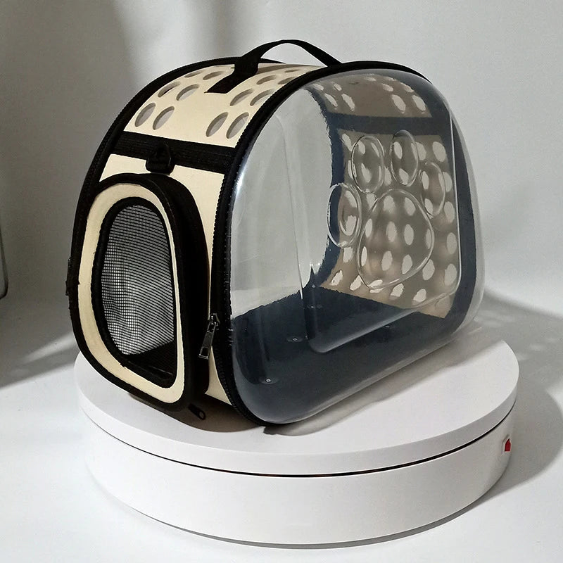 Cat Carrier Bag Outdoor Pet Shoulder bag Pet Dogs Cats Portable Breathable Collapsible Travel Cat Carrier Bag small dog