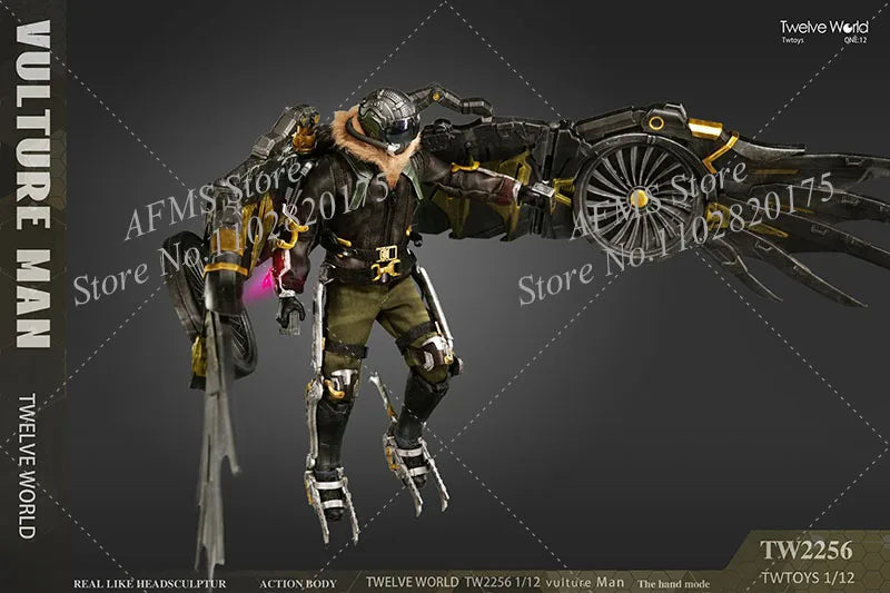 TWTOYS TW2256 1/12 Scale Collectible Figure Vulture Warrior The Amazing Spider-Man Villain Full Set 6Inch Men Soldier Model Toys