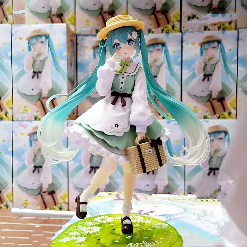 Hatsune Miku Desktop Cute Action Figure 20cm Fashion Country Ver. Anime Figurine Kawaii Girl Model Toy - Adorable Decor