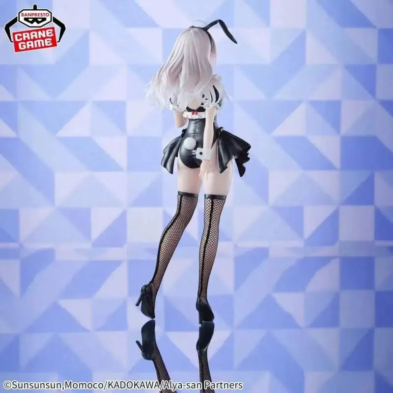Bandai Eli Glitter Glamours Bunny Girl Version Prize Figure PVC Anime Fans Collection Display High Quality Japanese Version New