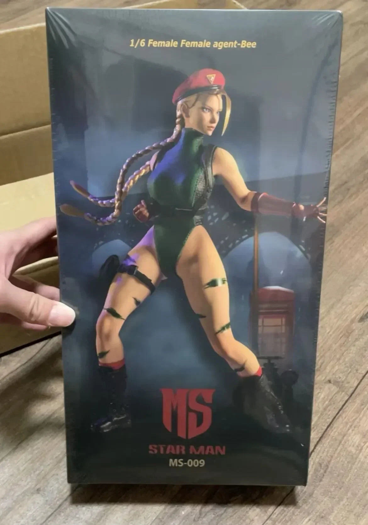 STAR MAN MS-009 1/6 Collectible Muscle Girl Agent Cammy Soldier High Collar Bodysuit Design Movable 12"  Action Figure Toys