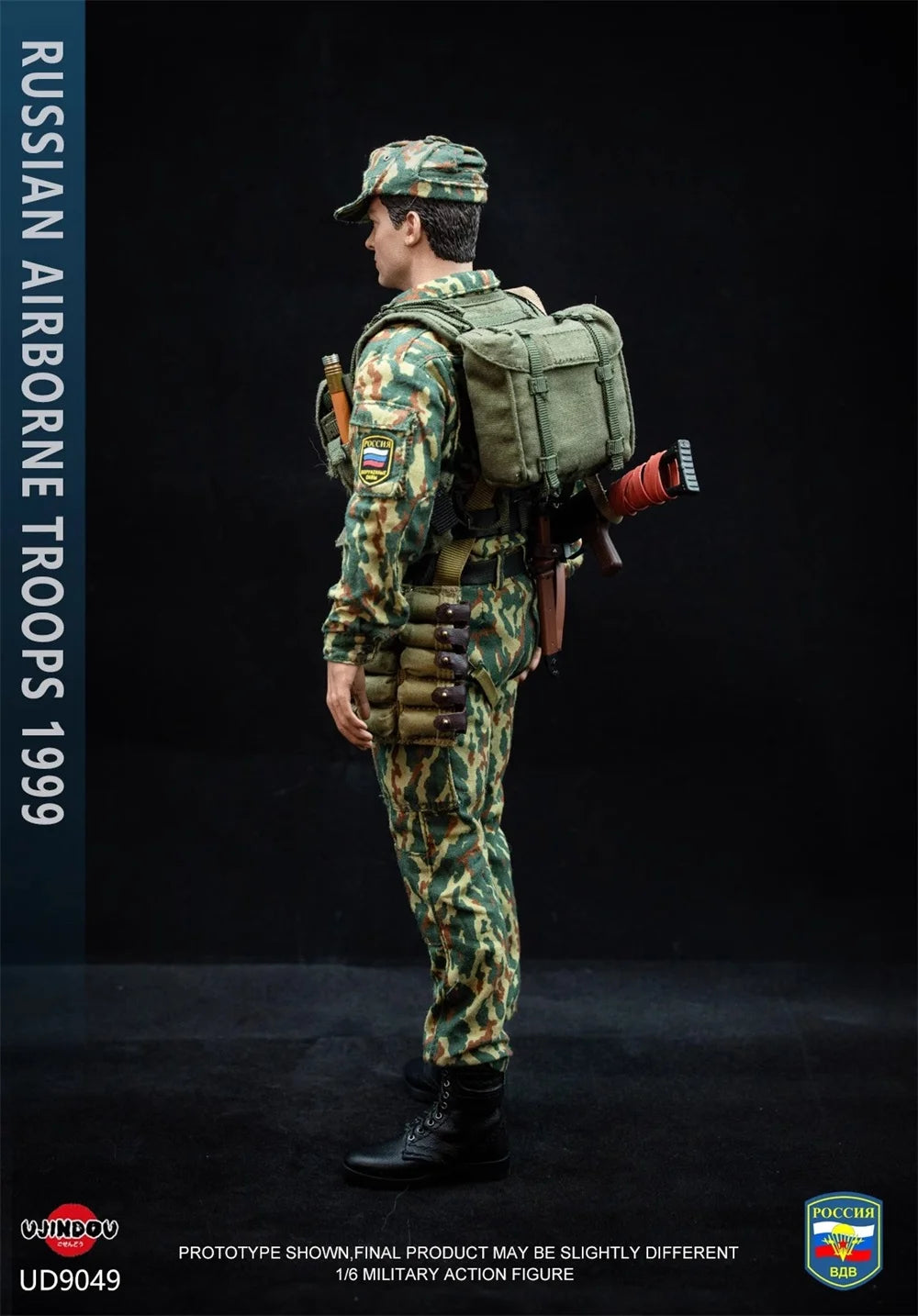 UD9049 Scale 1/6th The Russian Soldier in The Year 1999 Full Set Moveable Action Figure Toys Model About 12" For Fans Collect
