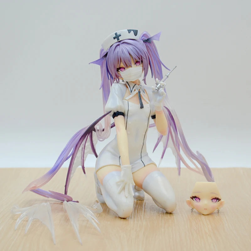 25cm Pink Charm Eve BODY HARNESS Sexy Anime Girl Figure Rurudo Eve LOVECALL Action Figure Little Devil Figurine Model Doll Toys