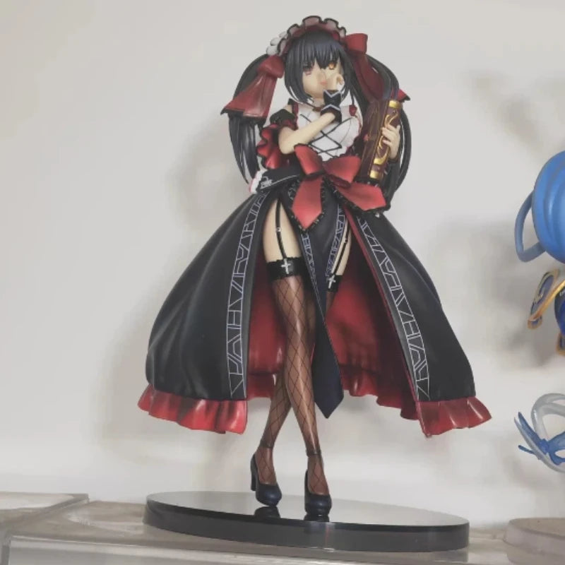 Date A Live Tokisaki Kurumi Collectible Action Figure - Hand-Made Incubus Dress Standing Posture Model Ornaments Boxed Toy