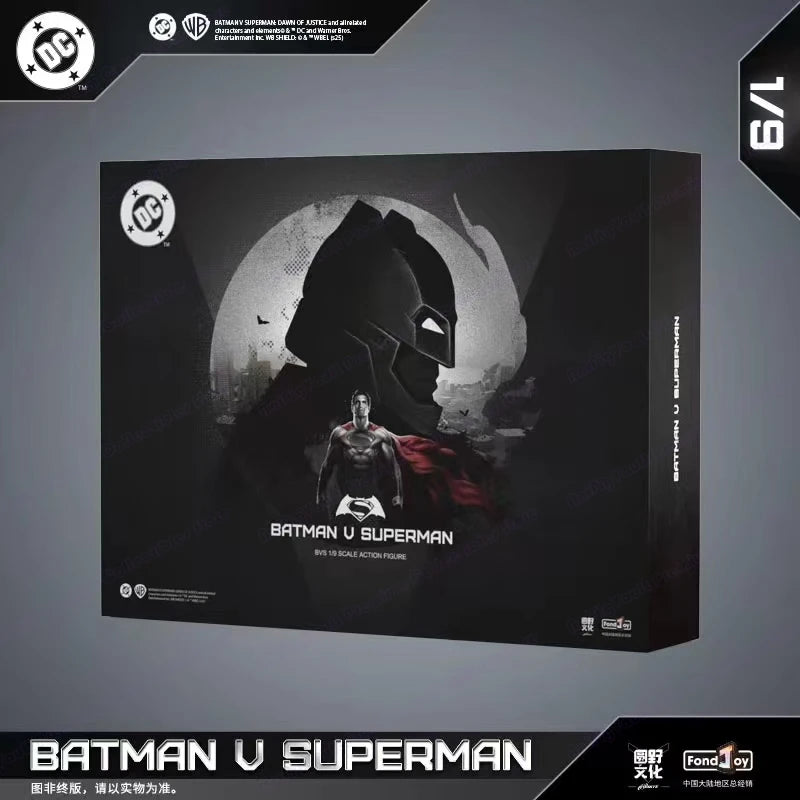 New Original Fondjoy BVS Armored Batman Batalla Damaged Superman Figure Set 1/9 Batman V Superman: Lover of Justice DC