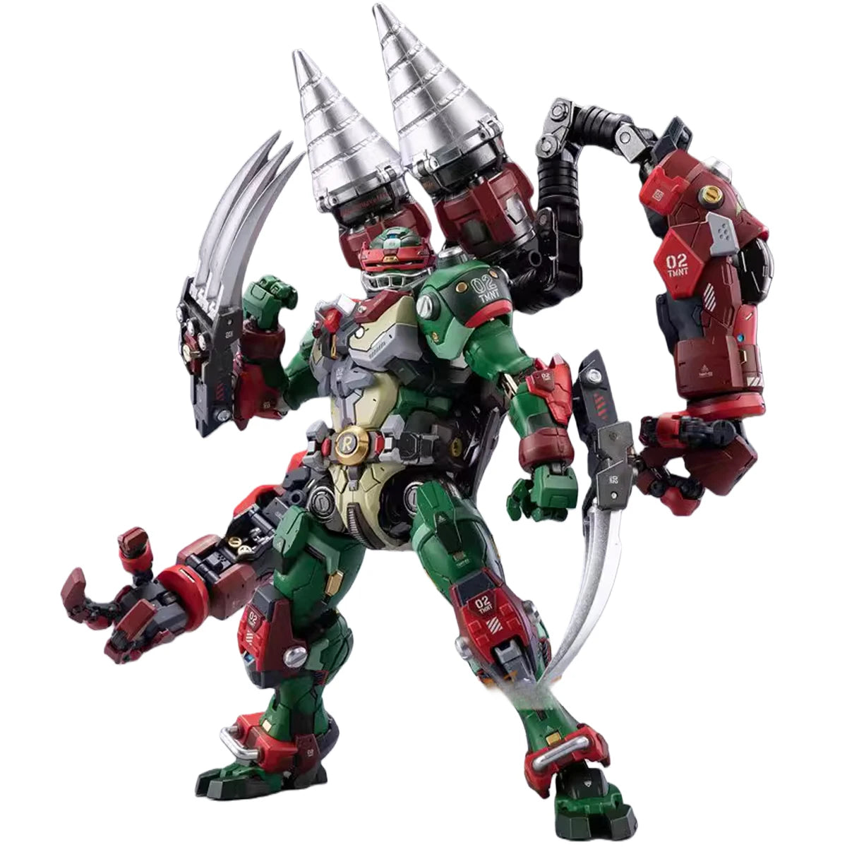 HIPLAY HEATBOYS Mecha Alloy Armor TMNT 4-Turtle Action Figure