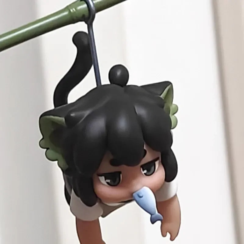 Official Anime The Legend Of Luo Xiao-Hei Xiaohei Wu Xian Figure Doll Model Toy Figurine Desktop Ornament Original Cartoon