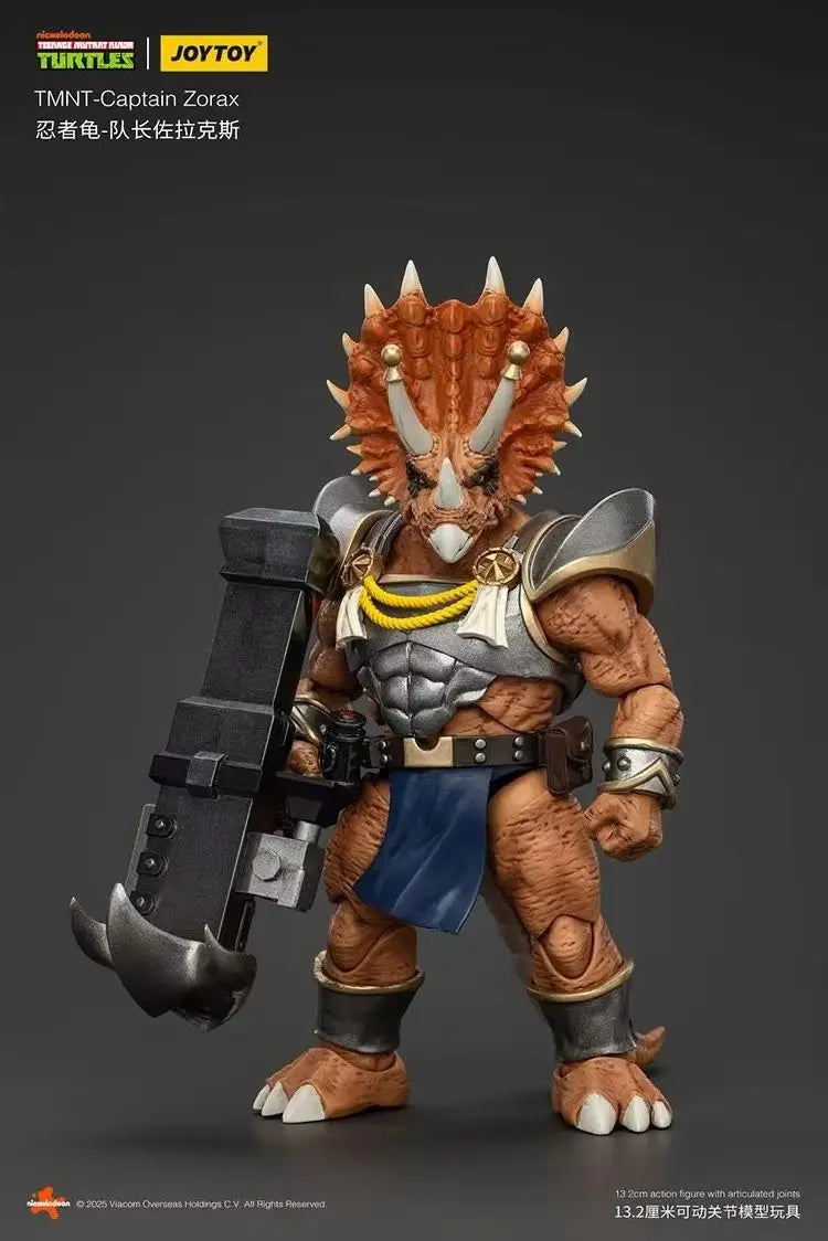 JOYTOY TMNT-Captain Zorax Actionfigur Puppensammlung Dekoration Geschenk Originalmodell Sammeln Spielzeug