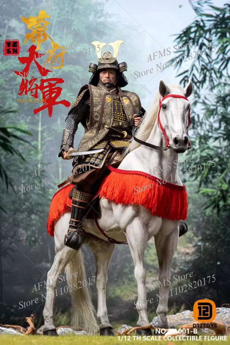 D12TOYS DA001 1/12 Scale Collectible Figure Samurai Warlord The Shogun Armory Collection 6Inch Action Figure Soldier Dolls
