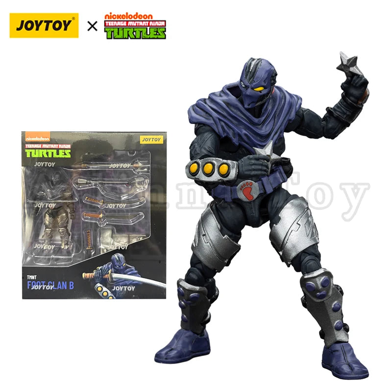 JOYTOY 1/18 Action Figure Turtles Shredder Foot Clan Re-issue Version Anime Toy