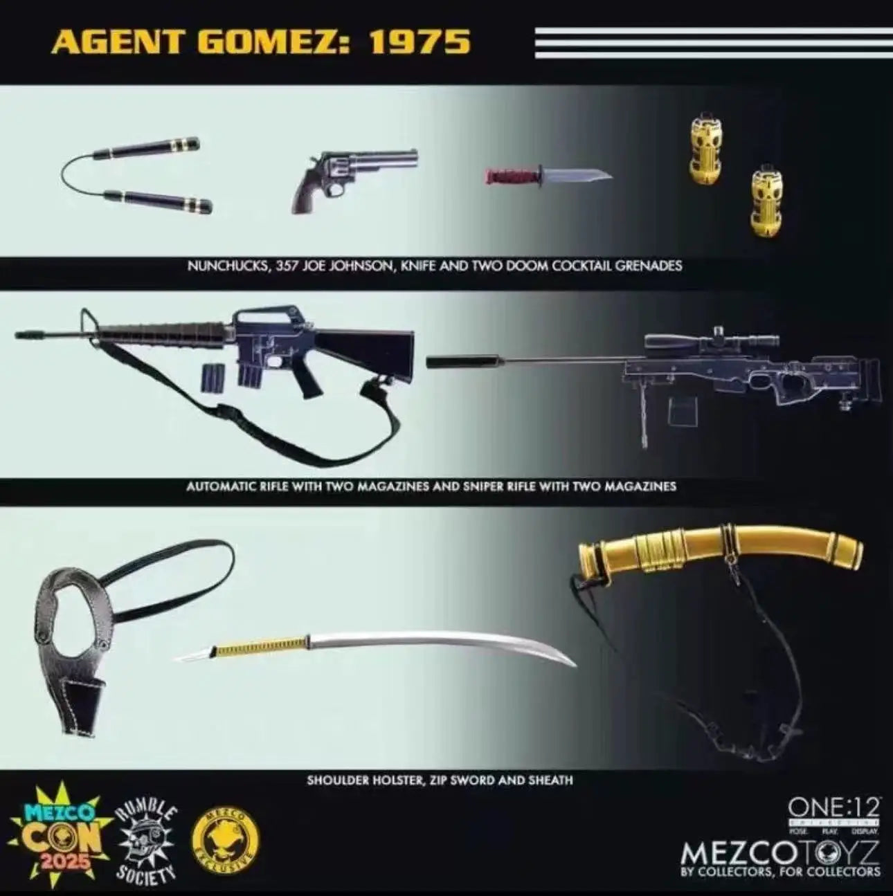 Mezco Ant-Man Agent Gomez 1975 Gold Label Limited Edition 6-inch Movable Cloth