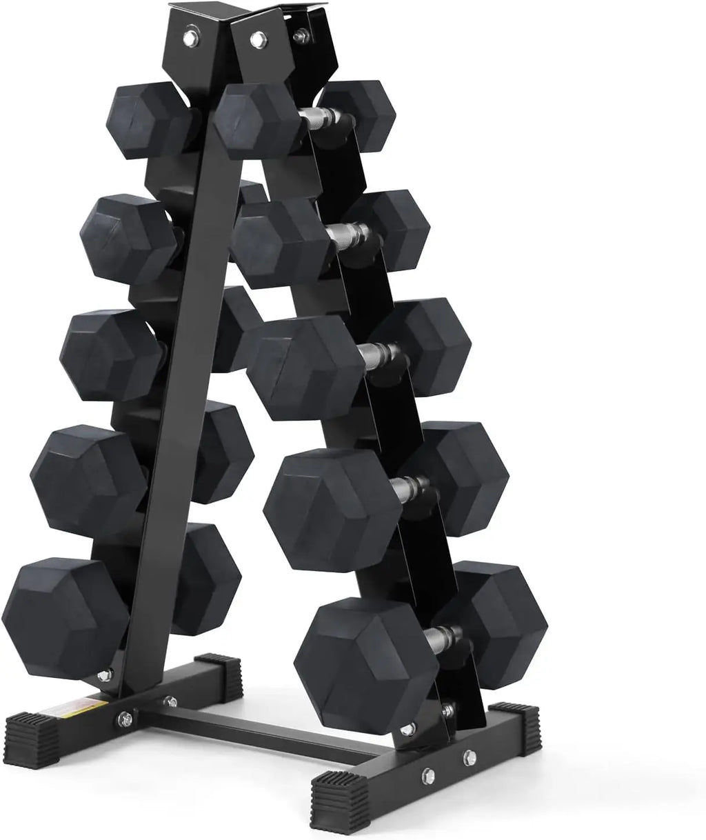 300 350 450 200 210 LB RubberDumbbells Set with Optional Dumbbell Rack Multi Weight Set to Choose Ideal for Home Gym and Fitness