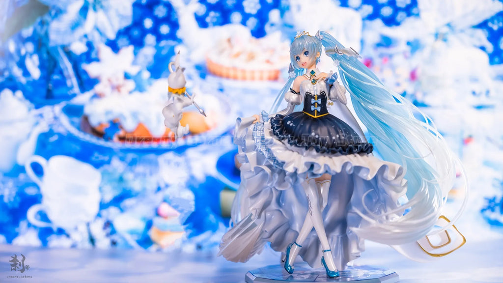 【In Stock】GSC VOCALOID Hatsune Miku Snow Princess Ver 1/7 Scale Anime Figure Collection
