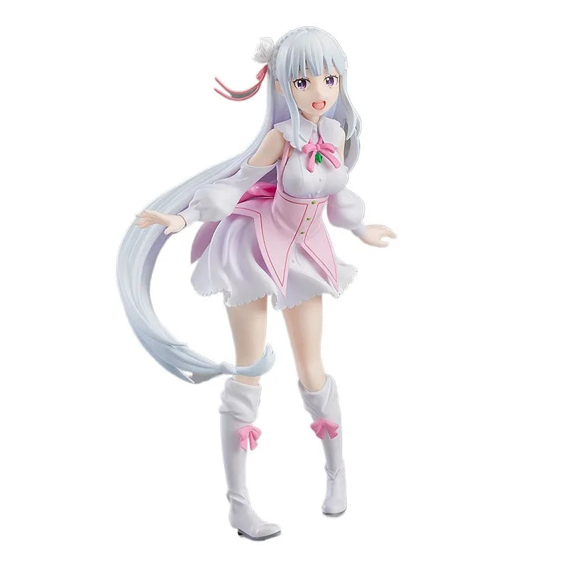 In Stock Genuine Good Smile Company Re:Zero Kara Hajimeru Isekai Seikatsu Memory Snow Emilia Pop Up Parade Memory Snow Ver