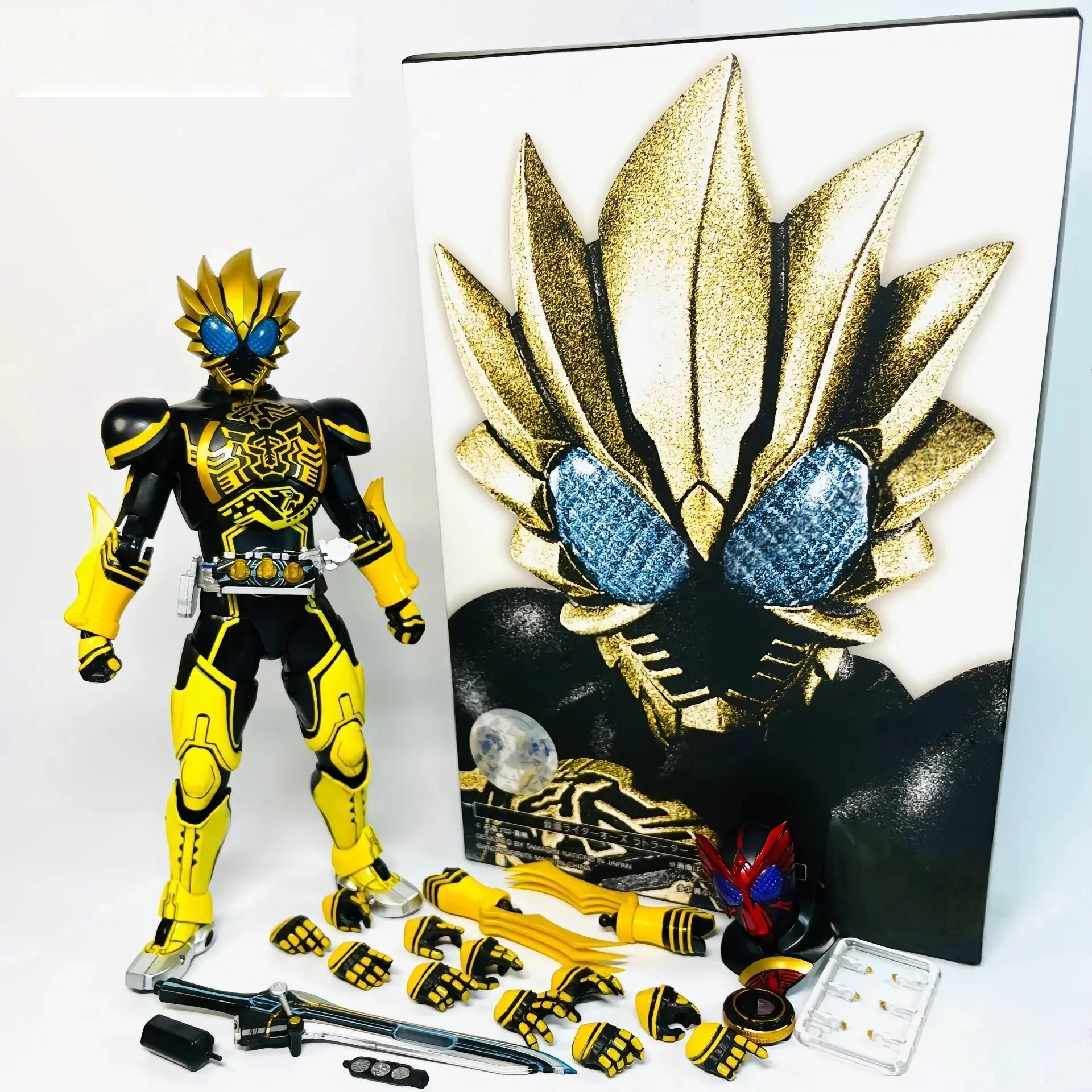 Shf Kamen Rider Kabuto Basic Form 10th Anniversary Commemorative Edition True Bone Carving Action Figure New Sale Gift