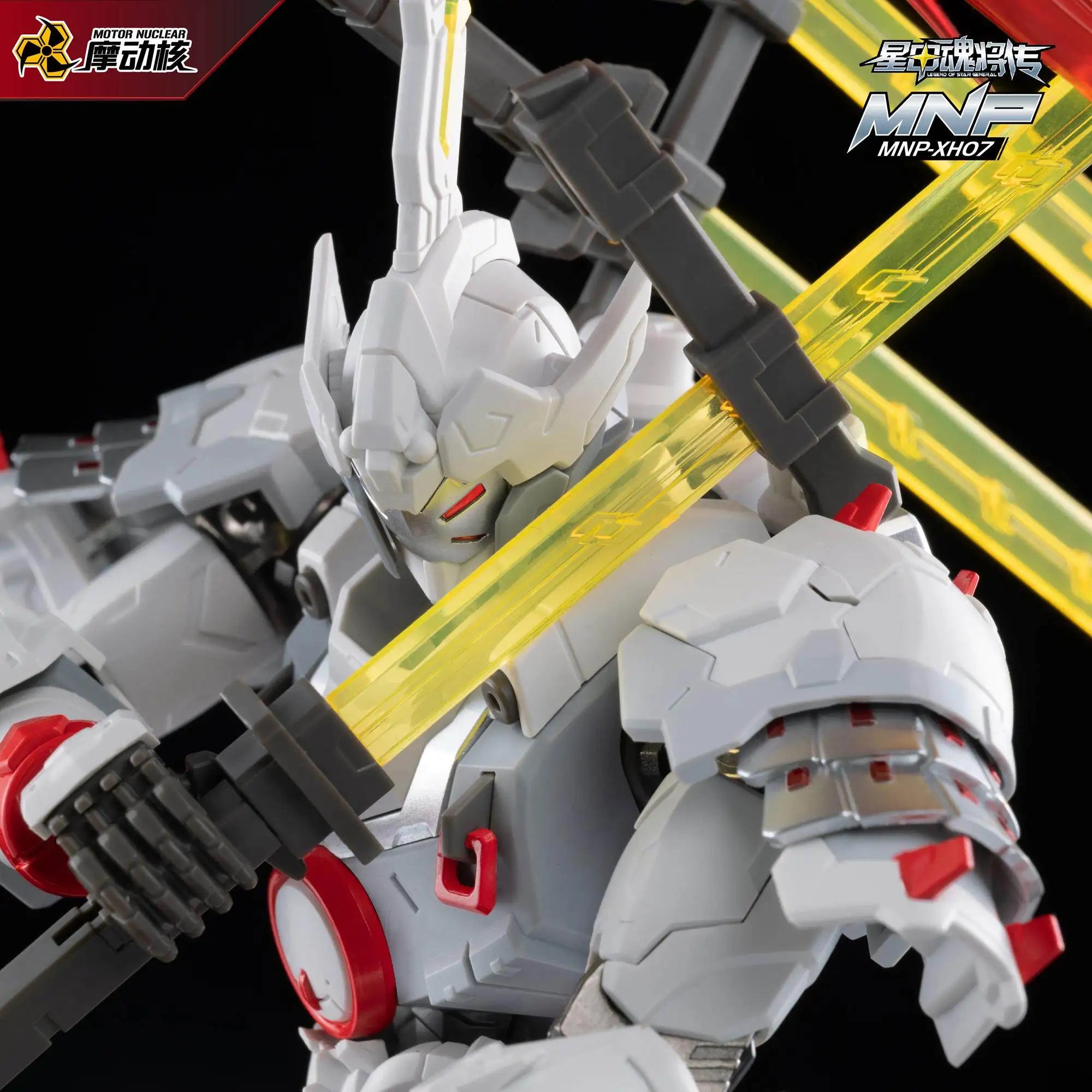 Motor Nuclear MNP XH07 Weiyuan Sword Fighting Mecha Model Alloy Joint Chinese Style Assembly Model With Stand For Adult