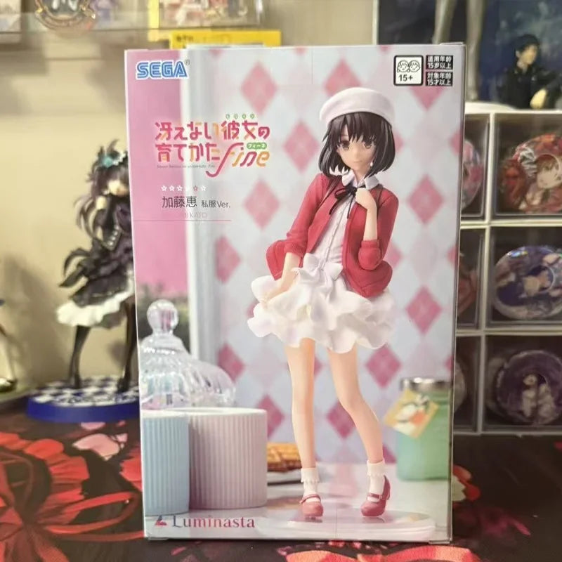 Genuine Sega Saekano: How To Raise A Boring Girlfriend Fine Luminasta Kato Megumi Casual Style In Stock Original Figure Model