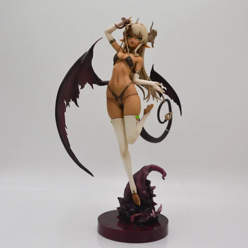 25cm OMAHA Charm Taya Devil Anime Figure Shinomiya Kanna Little Devil Action Figure Little Demon Lilith Figurine Model Doll Toys