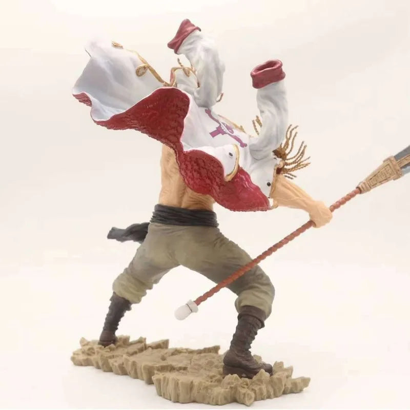 Hot Anime One Piece Action Figure 24cm Combat Version Edward Newgate White Beard Figuras Figurine Gk Statue Collection Model Toy