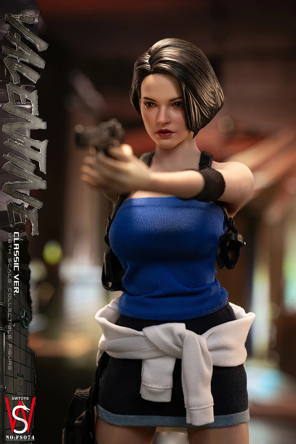 In Stock SWTOYS NO:FS074 1/6 Scale Zombie Crisis Games Survivor Warrior Jill 12-inch Full Set Action Figure Female Soldier Toys