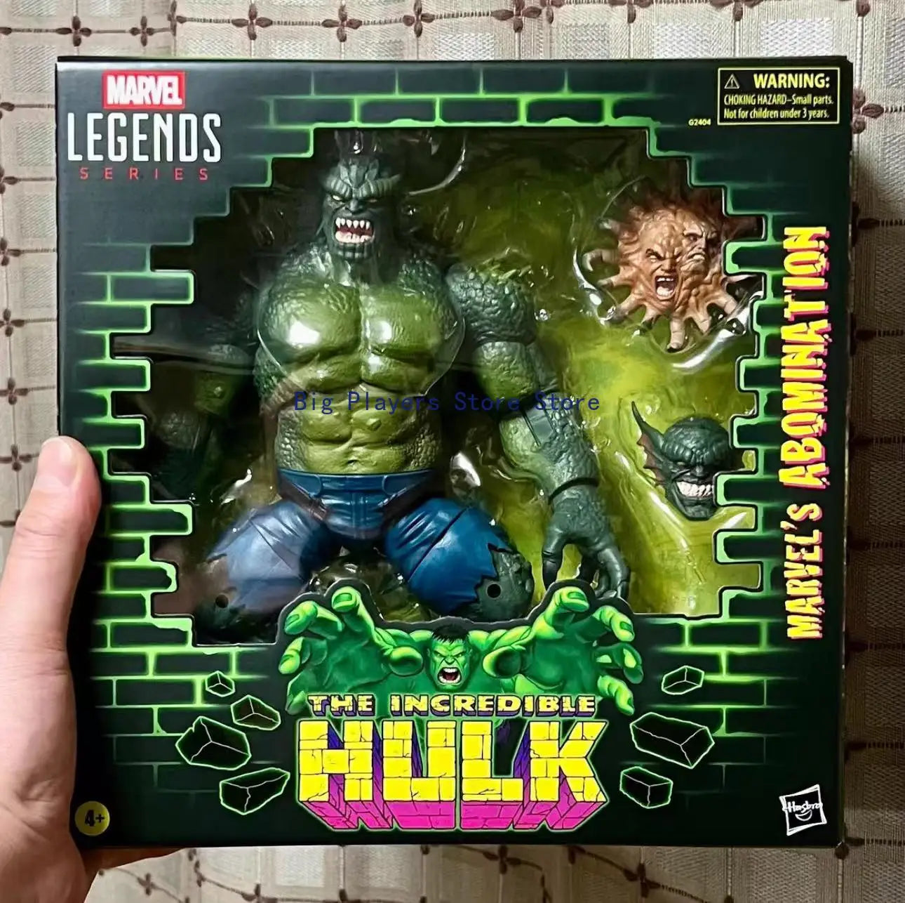 Hasbro Marvel Legends Abomination The Incredible Hulk G2404 Jointed Action Figure Figure Model