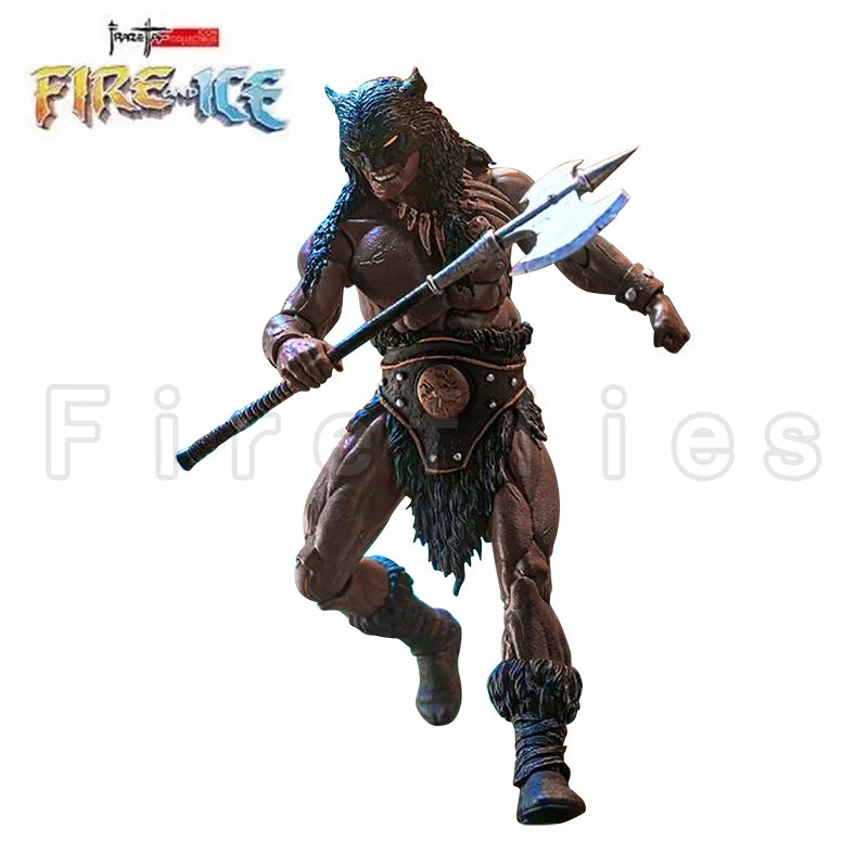 [Pre-Order]6inches 1/12 Frazetta Girls Action Figure Fire and Ice ICON Collectibles Dark Wolf Teegra Ver2 Anime Model Toy