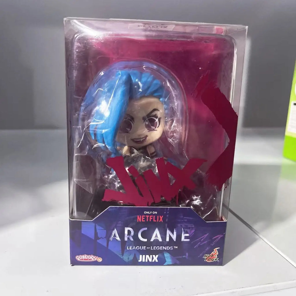In Stock Original League of Legends Jinx Vi Q Version Figure Anime Figure