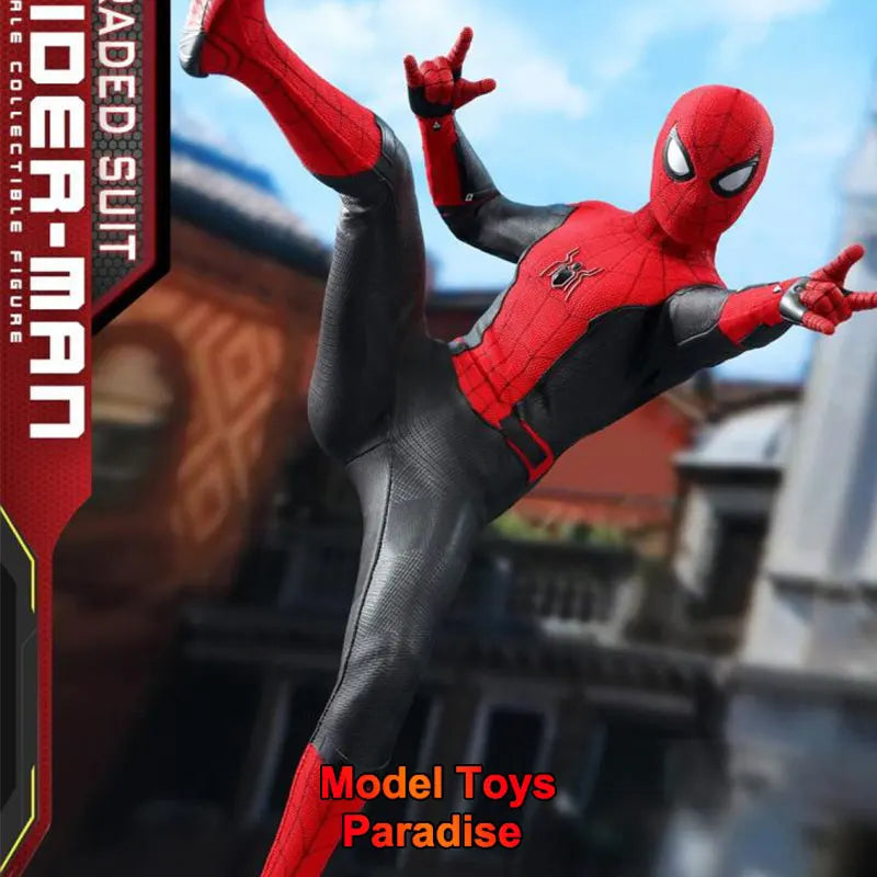 Original HOTTOYS MMS542 1/6 Collectible Toys Spider-Man Far From Home Super Hero Soldier 12'' Action Figure Model Fans Gifts