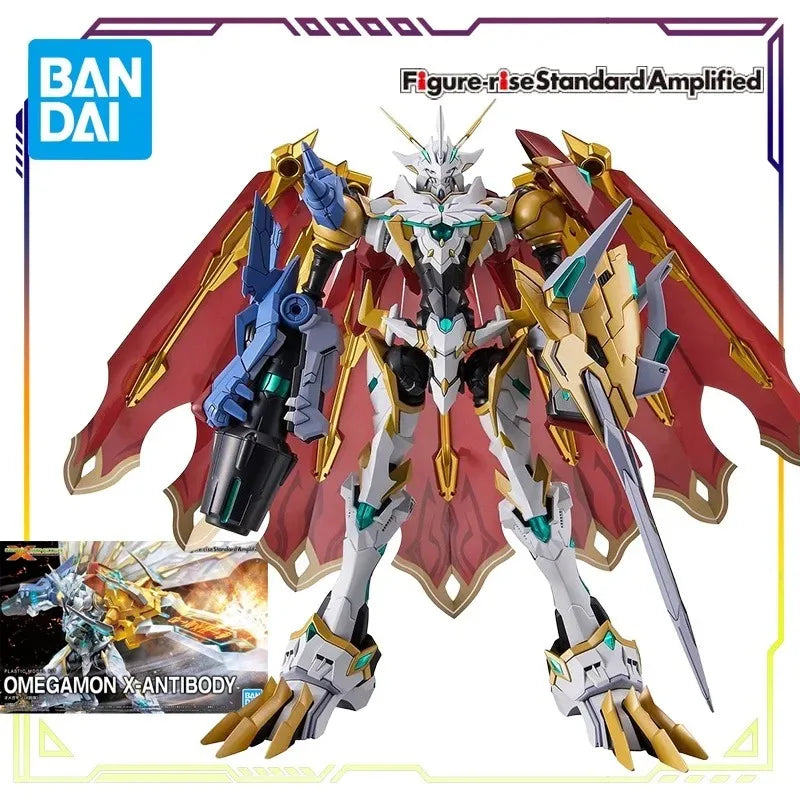 BANDAI Original Figure-rise Standard Amplified Digimon Omegamon X-Antibody Limited Color Version Assembly Model Kit