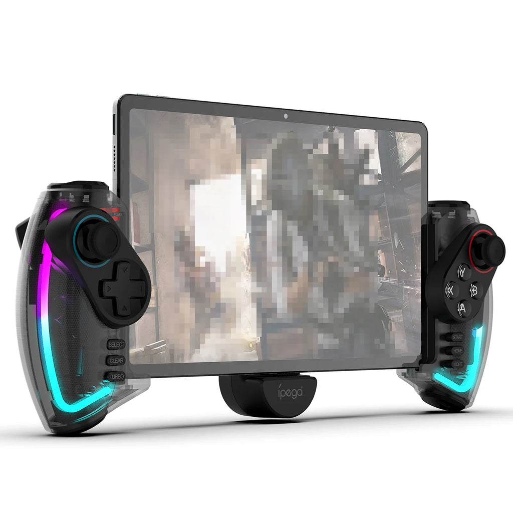 Wireless Gamepad with RGB Light Linear Vibration Stretchable Controller for Switch Android iOS iPad PC PG9777