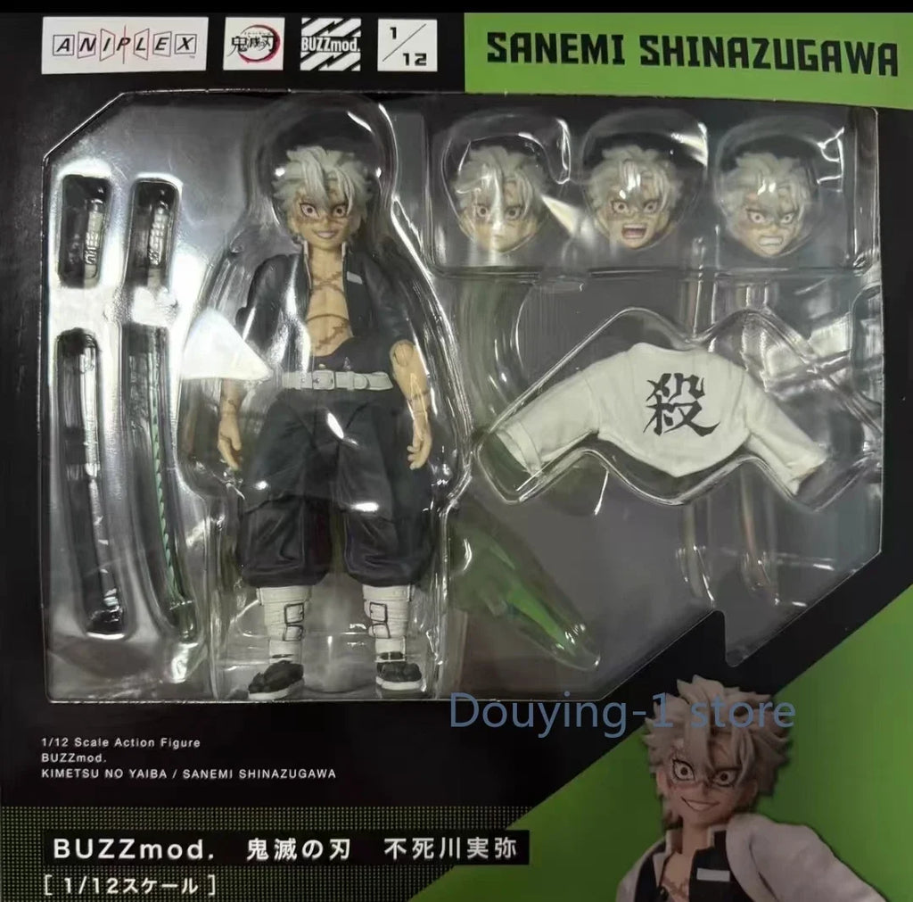 Auf Lager Buzzmod Demon Slayer Wind Pillar Immortal Kawa Shiya ANIPLEX Actionfigur, Sammlungsmodell Geschenk