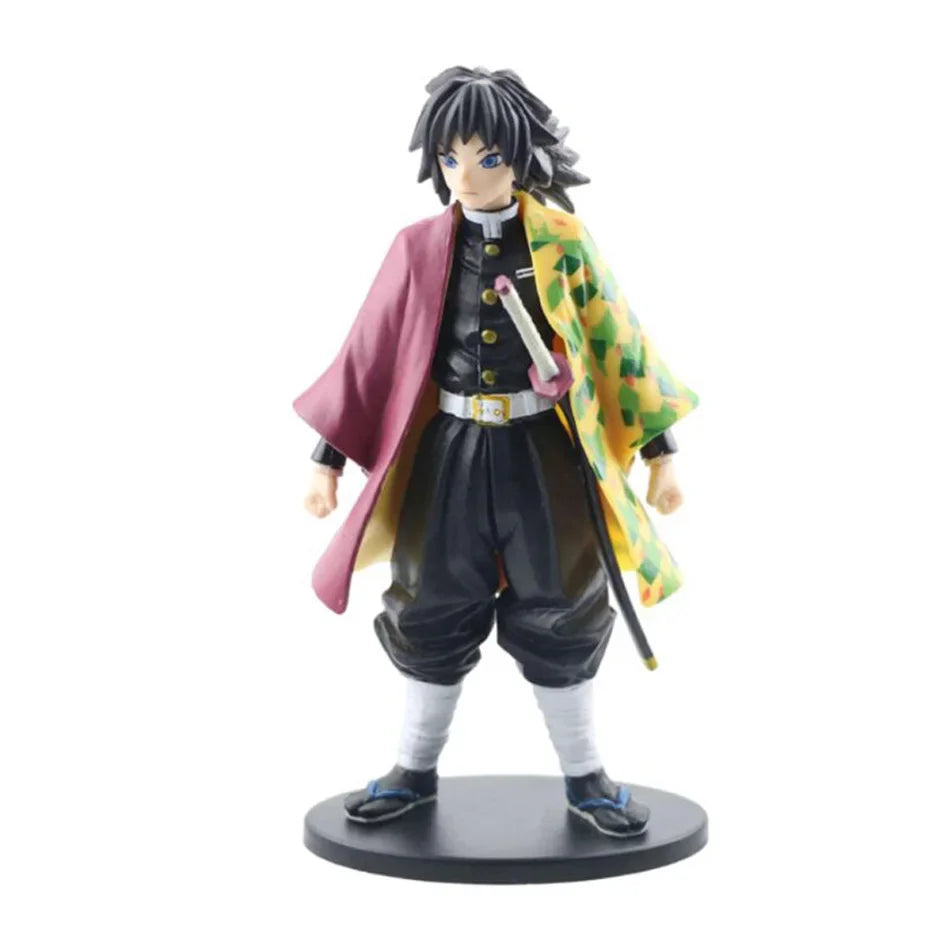 Anime Demon Slayer Action Figures Tanjirou Tomioka GiyuuZenitsu Kochou Nezuko Anime Figure Collect Kid Doll Toys for Children ﻿