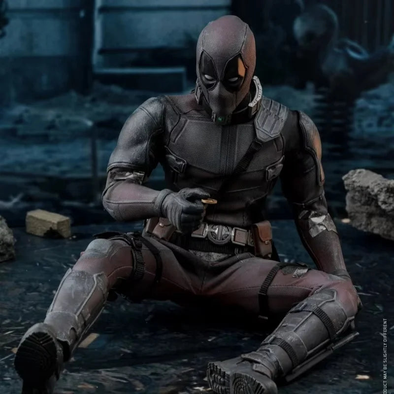 1/6 Scale Authentic Hottoys Mms505 Deadpool 2 Dusty Version Grey Wade Wilson Limited Action Figure Set Collectible Toy Gift
