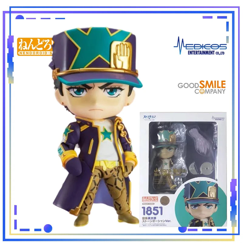 MEDICOS-E Genuine Nendoroid JoJo's Bizarre Adventure Part 6&Part 7 #2026 Narciso Anasui Steel Ball Run Gyro Zeppeli Poseable Toy