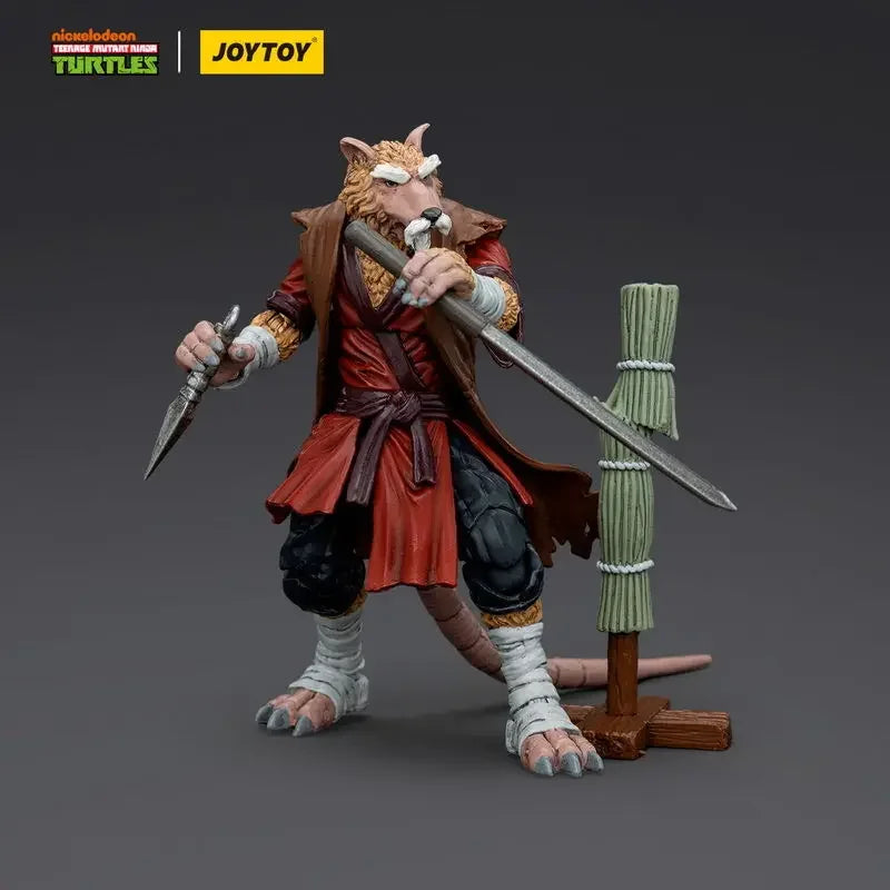 Original JOYTOY Tmnt Splinter April O'Neil Action Figure 1/18 Teenage Mutant Ninja Turtles Collection Decora Customized Toy