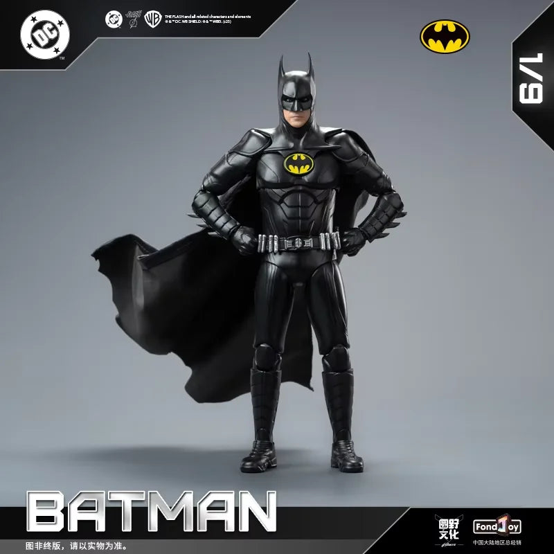 New FondJoy Keaton Batman Figure DC Justice League Action Figures Detective Comics 1/9 PVC Joint Movable Models Toys Xmas Gifts