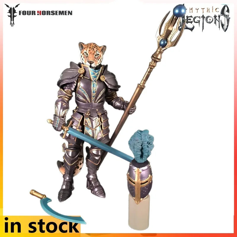 Four Horsemen Studios Genuine Mythic Legions Series Leopard Mage Collectibles of Movable Finished Product Models