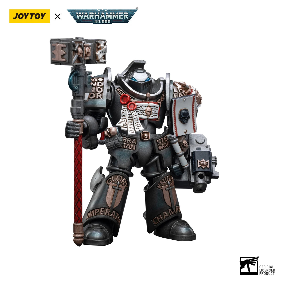 JOYTOY 1/18 Action Figures 40K Grey Knights Grand Master Voldus Caddon Vibova Anime Game Model Gift