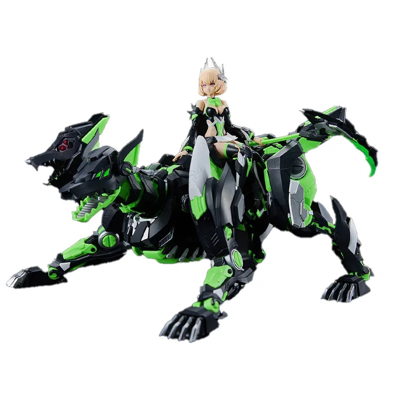 SIN-04 Envy 1/10 17cm Mecha Girl Plastic Model Kit Painted Movable Assembly Model Scythe Two-Headed Dog Action Figure Toy Gifts